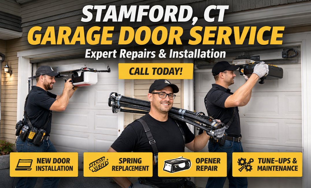 Stamford Garage Door Experts - Call Today!